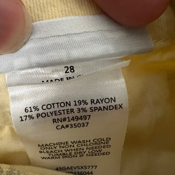 Joes Jeans Womens Hi Rise Honey Jeans Curvy Skinny Ankle Yellow Snake size 28 - Picture 9 of 12